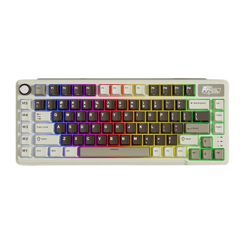 Klawiatura ROYAL KLUDGE L75 Mocha Grey Beige Switch