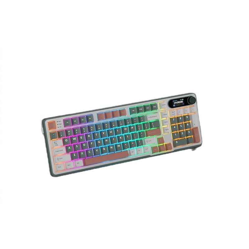 Klawiatura ROYAL KLUDGE RK-S98 Brown Switch Wielokolorowy