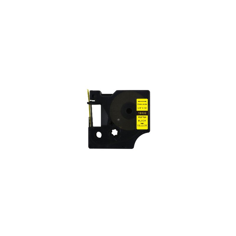 Taśma PRISM ZDT-D118433 19 mm x 5.5 m Czarny na żółtym Zamiennik