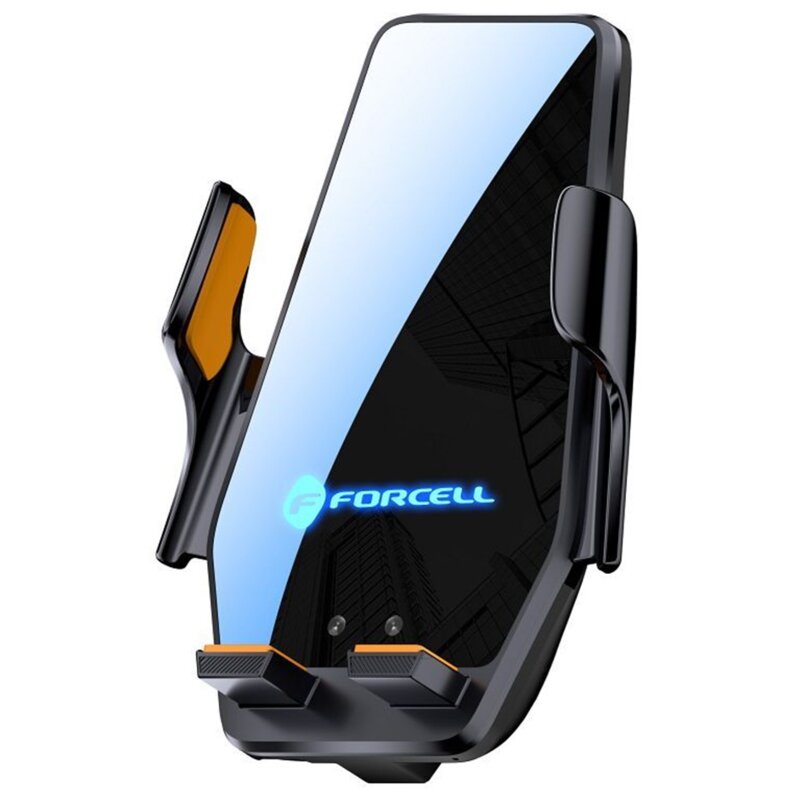 Uchwyt na telefon i smartfon FORCELL F-Grip HS6 Czarny uchwyt samochodowy na szybę i kratkę nawiewu