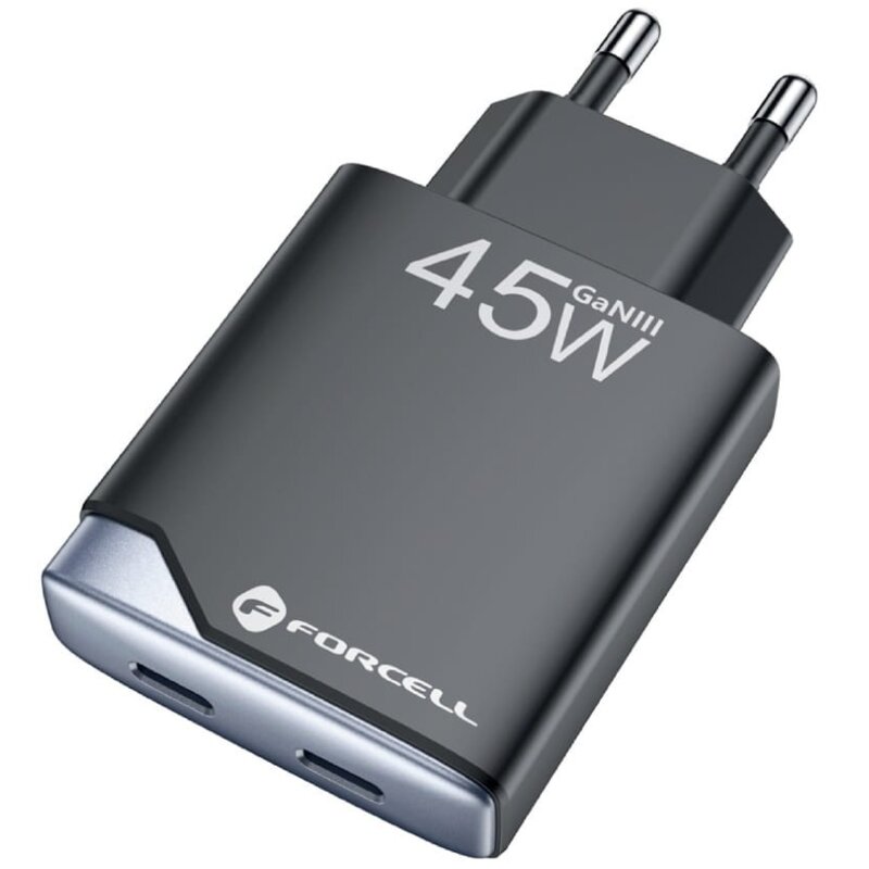 Ładowarka sieciowa FORCELL F-Energy Ultra Slim 45W Czarny