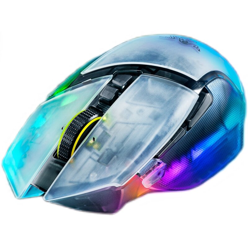 Mysz RAZER Basilisk V3 Pro Phantom Biało-przezroczysty