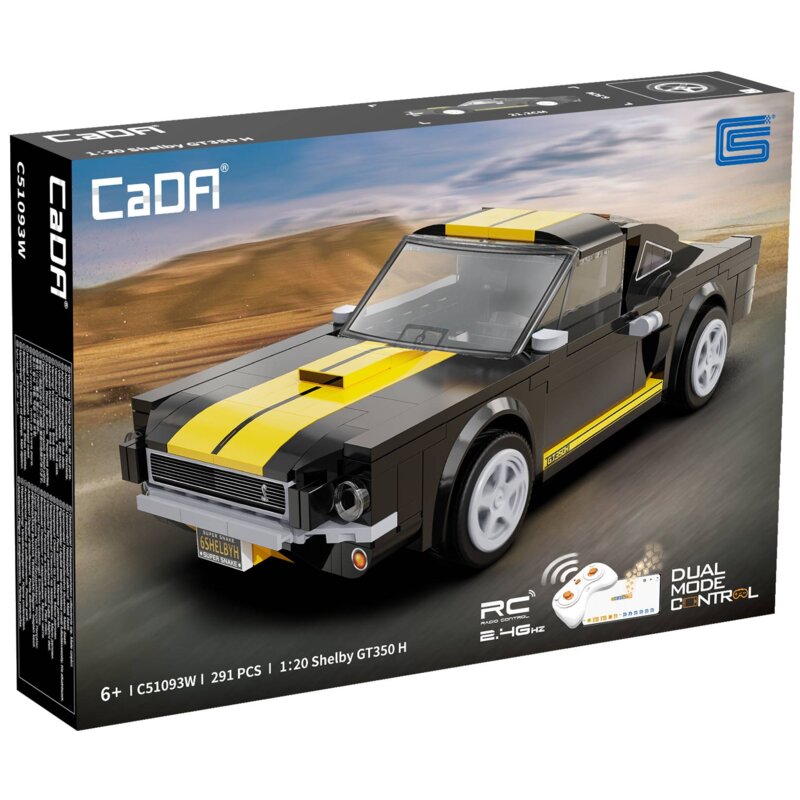 Klocki plastikowe CADA Shelby GT 350H Zdalne sterowanie C51093W