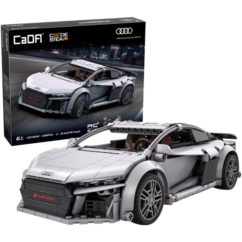 Klocki plastikowe CADA Audi R8 Coupe Zdalne sterowanie C57012W