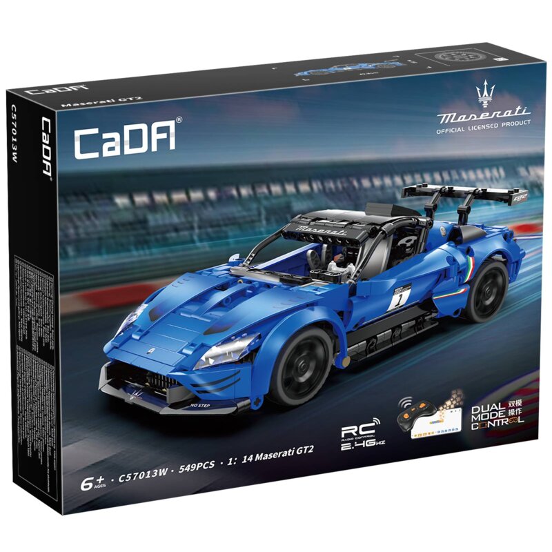Klocki plastikowe CADA Maserati GT2 Zdalne sterowanie C57013W