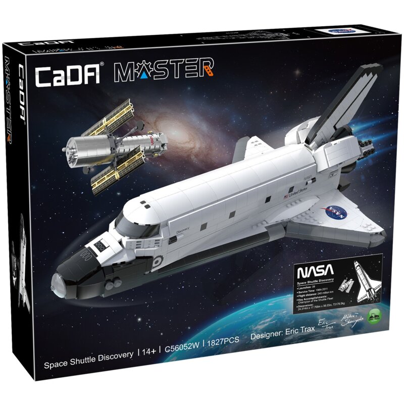 Klocki plastikowe CADA Master NASA Prom kosmiczny Discovery Space Shuttle C56052W