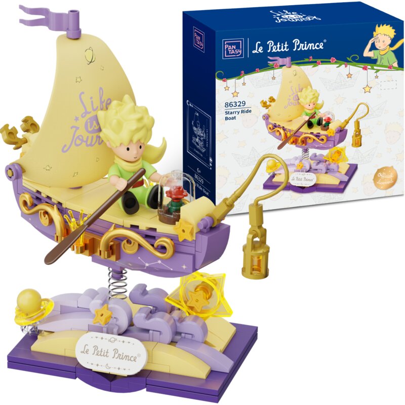 Klocki plastikowe PANTASY Mały Książę Łódź 86329