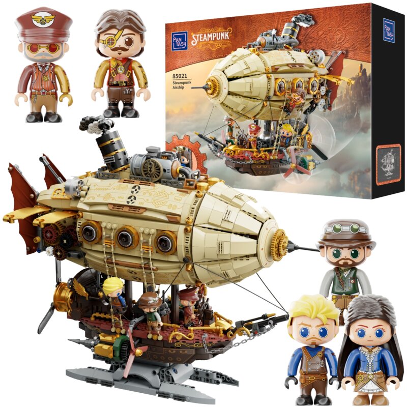 Klocki plastikowe PANTASY Steampunk Sterowiec 85021