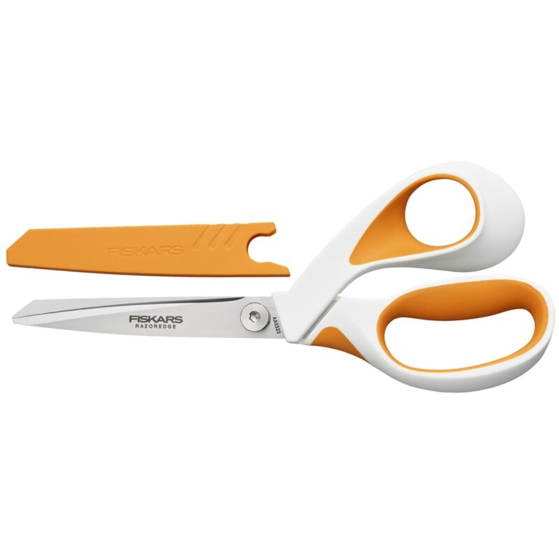 Nożyczki krawieckie FISKARS RazorEdge praworęczne ergonomiczne z osłoną 21 cm