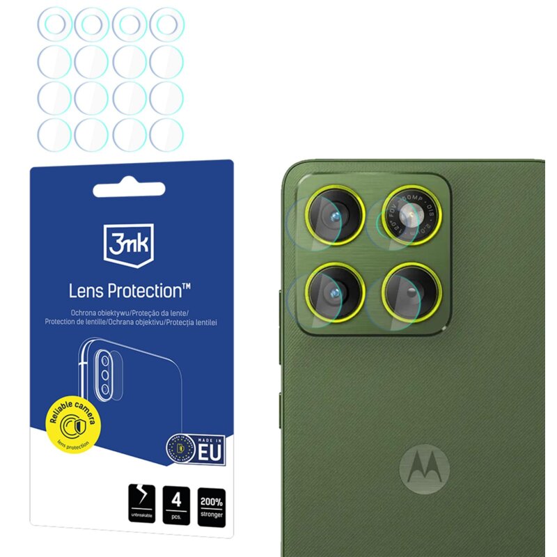 Szkło hybrydowe na obiektyw 3MK Lens Protection do Motorola Edge 70