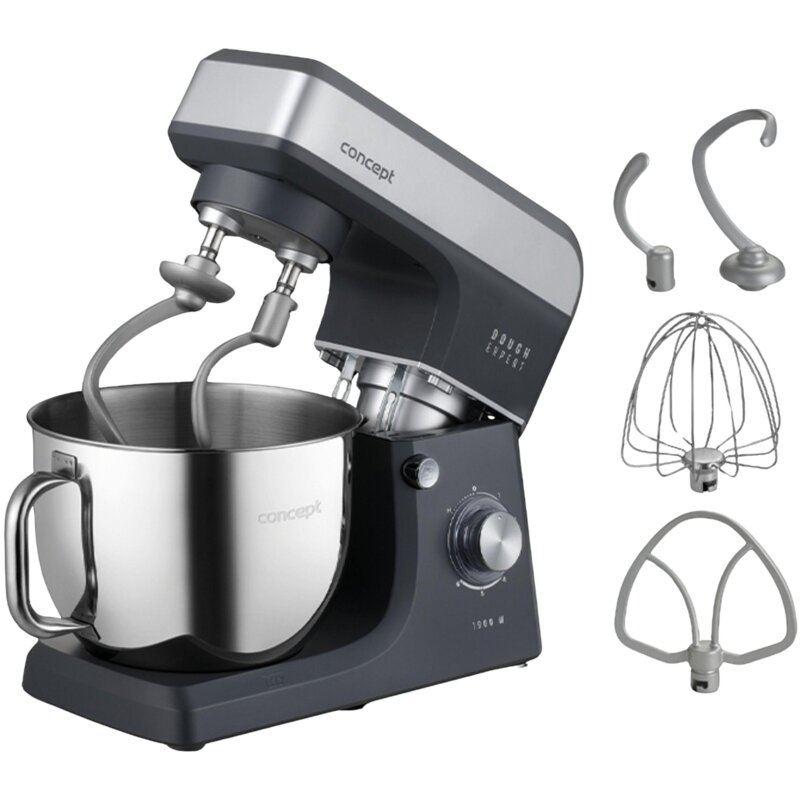 Robot kuchenny planetarny CONCEPT Dough Expert RM6010 1900W z funkcją podgrzewania misy