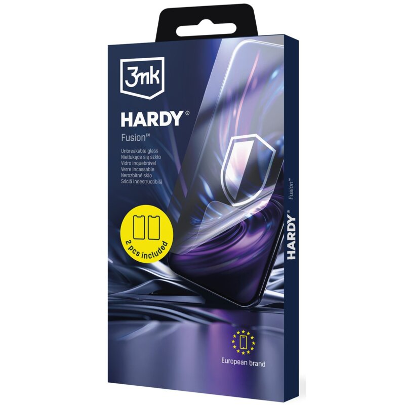 Szkło hybrydowe 3MK Hardy Fusion do Motorola Moto E6 Plus (2 szt.)