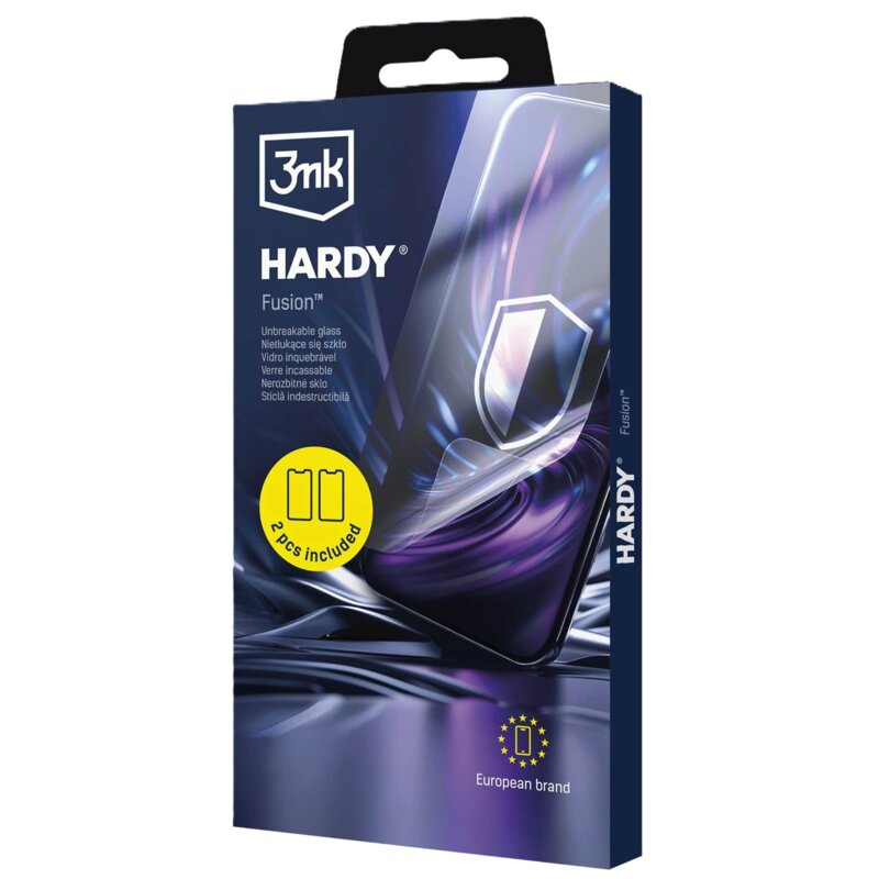 Szkło hybrydowe 3MK Hardy Fusion do Google Pixel 9 Pro Fold (front) (2 szt.)