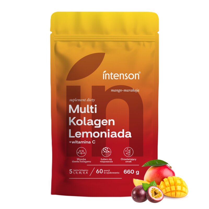Kolagen INTENSON Multi Mango-marakuja (660 g)
