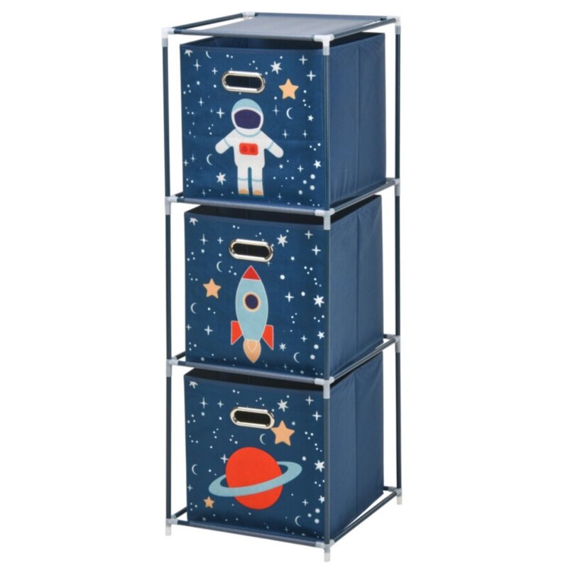 Regał STORAGE SOLUTIONS Kosmos 35 x 35 x 102 cm Niebieski