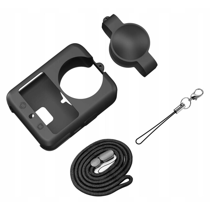 Etui PULUZ PU790B do DJI Osmo 360 + Dekielek + Pasek na nadgarstek + Linka z karabińczykiem