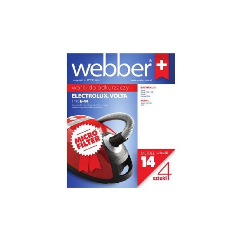 Worek do odkurzacza WEBBER 1010 (4 sztuki)