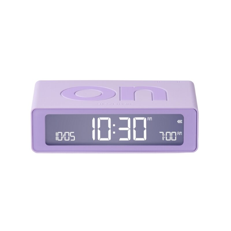 Budzik LEXON Flip Mini Liliowy