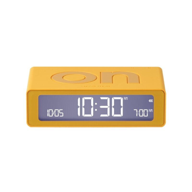 Budzik LEXON Flip Mini Żółty