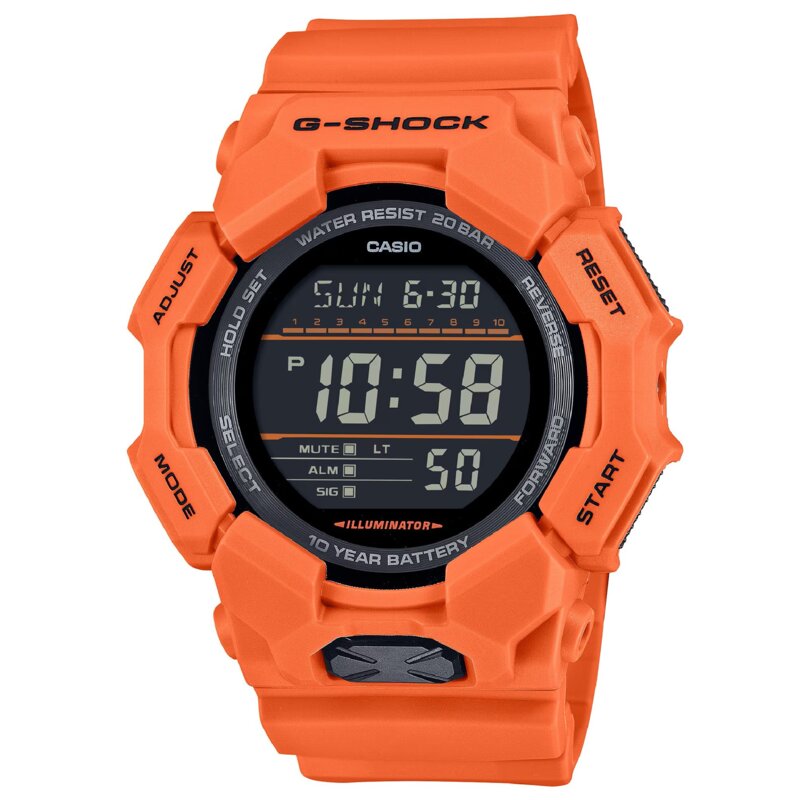 Zegarek CASIO G-Shock Original GD-010-4ER Pomarańczowy