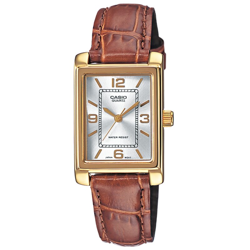 Zegarek CASIO LTP-1234PGL-7AEG Brązowy