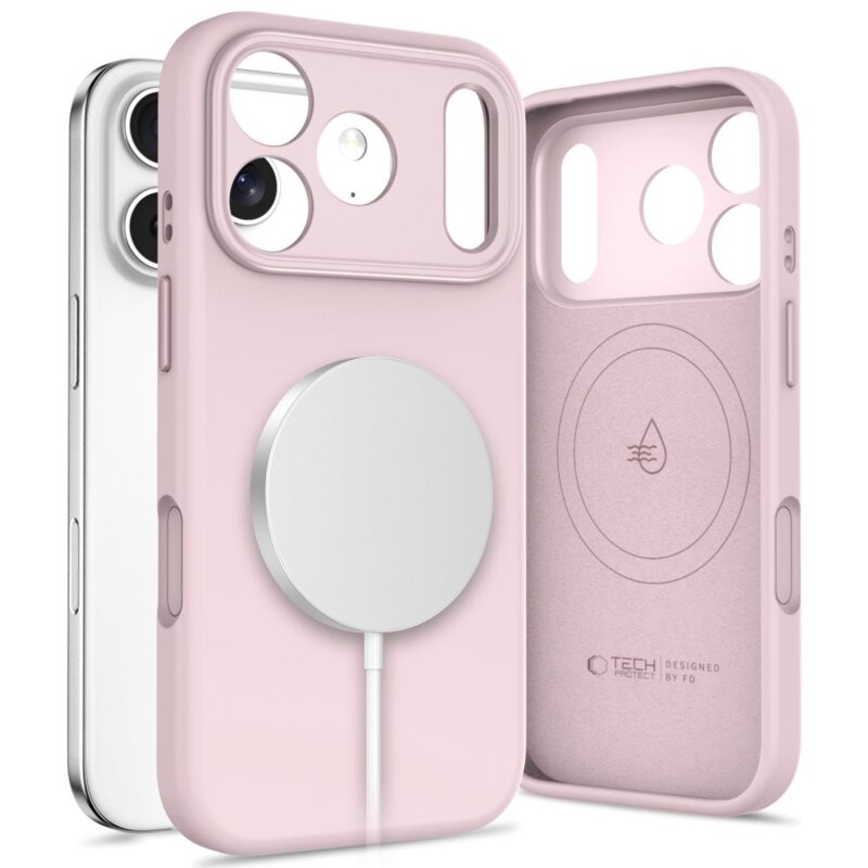 Etui TECH-PROTECT Uniq MagSafe do Apple iPhone 17 Pro Max Różowy