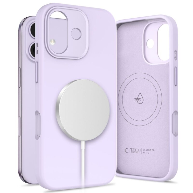 Etui TECH-PROTECT Uniq MagSafe do Apple iPhone 17 Fioletowy