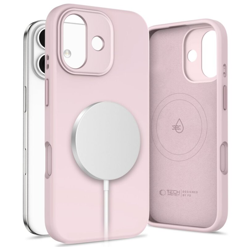 Etui TECH-PROTECT Uniq MagSafe do Apple iPhone 17 Różowy