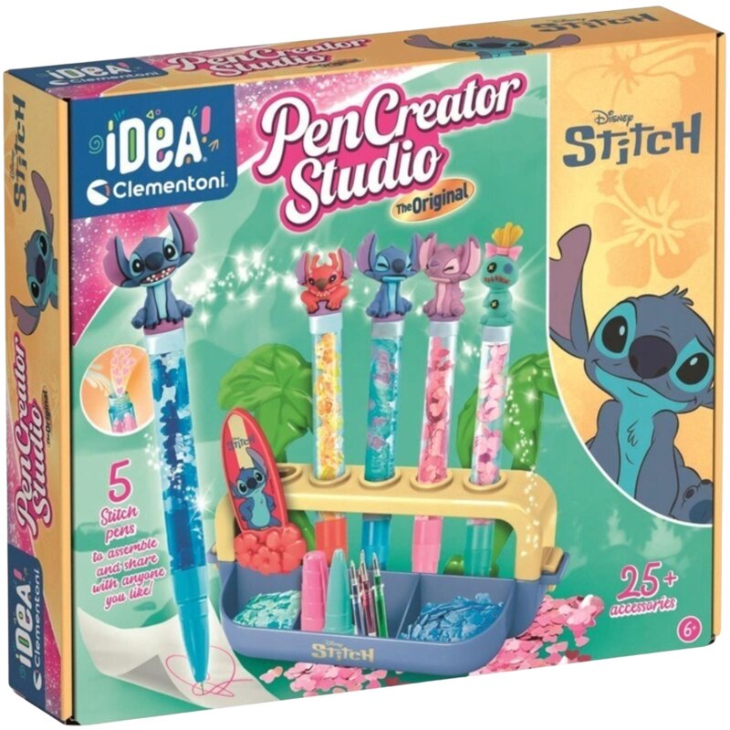 Zestaw kreatywny CLEMENTONI Idea Fabryka Długopisów Stitch 18218