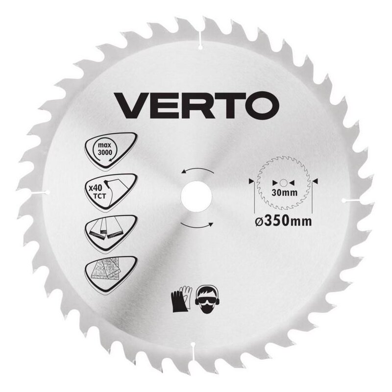 Tarcza do cięcia VERTO 61H142 350 mm