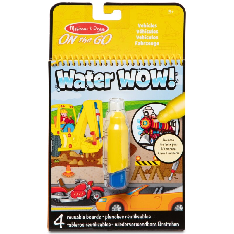 Kolorowanka Water Wow Pojazdy (twarda okładka)