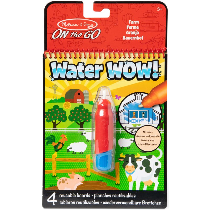 Kolorowanka Water Wow Farma (twarda okładka)