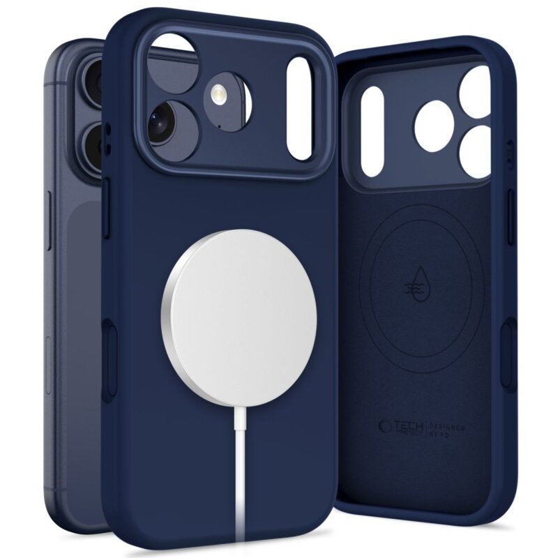 Etui TECH-PROTECT Uniq MagSafe do Apple iPhone 17 Pro Granatowy