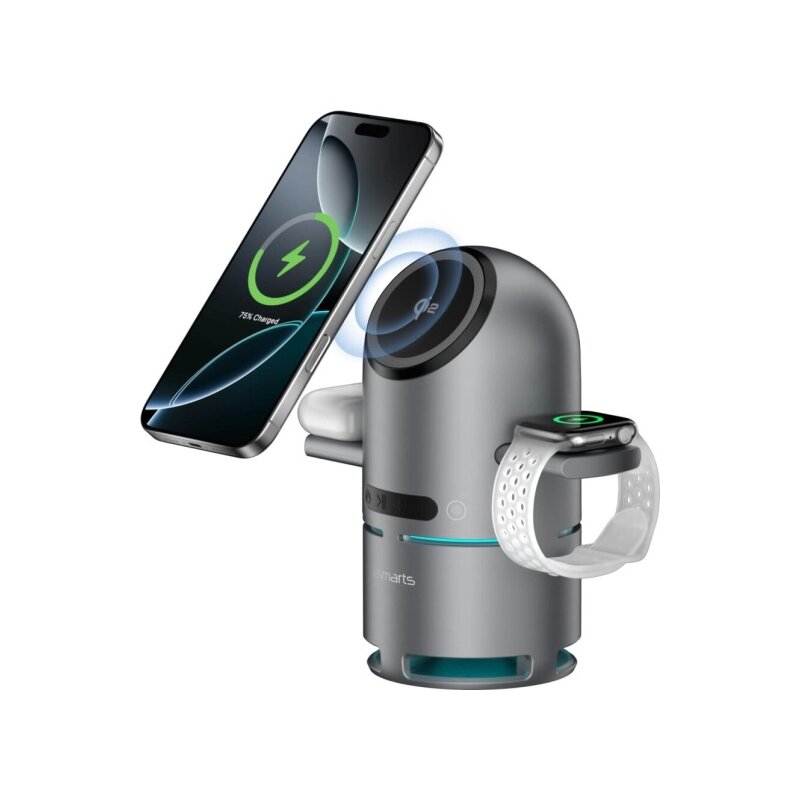 4smarts ChargeBot Sound Qi2 Szary