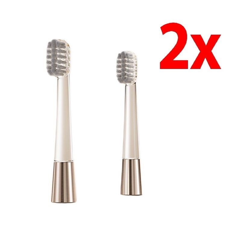 Oryginalna końcówka do szczoteczek JIMOK J6 Gold (2 szt.) (Nanotechnologiczne włókna)