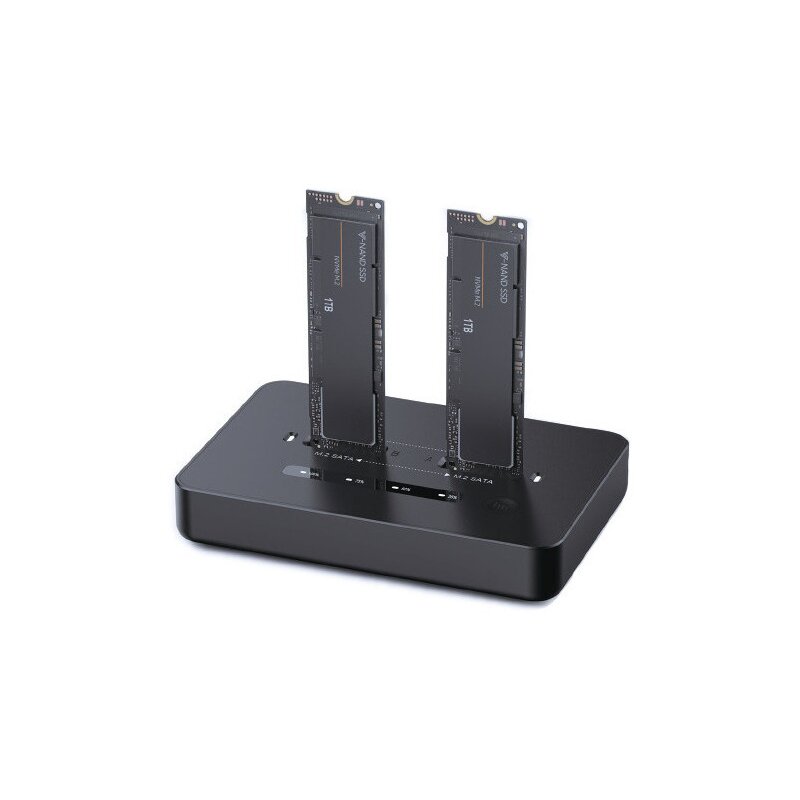 Stacja dokująca GEMBIRD DD2-U3M2 USB Typu C, Aktywna / Pasywna