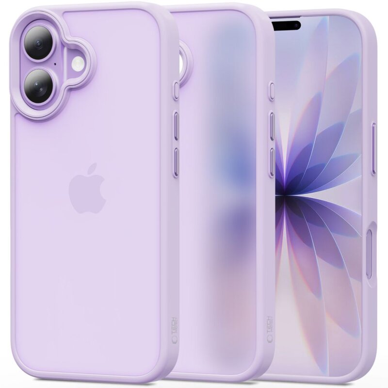 Etui TECH-PROTECT MagMat do Apple iPhone 17 Fioletowy mat