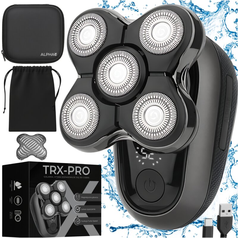 Golarka ALPHA Trx-Pro Na mokro i sucho