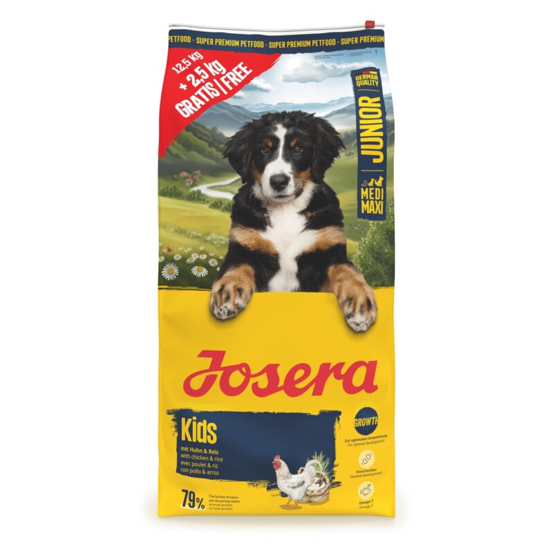 Sucha karma dla psa Josera Junior Kids 12,5kg + 2,5kg