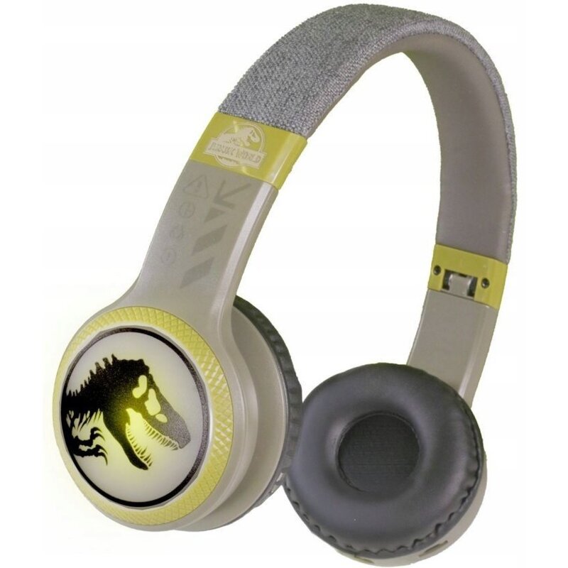 Zabawka słuchawki nauszne LAZERBUILT Jurassic World HMJW-BTLI-TREX