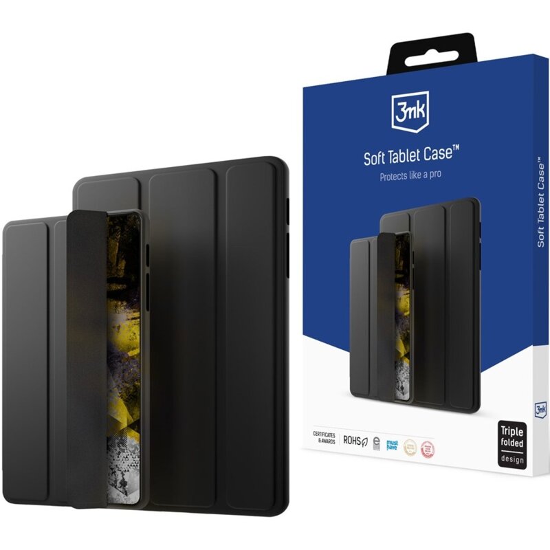 Etui na Galaxy Tab A11+ 3MK Soft Tablet Case Czarny