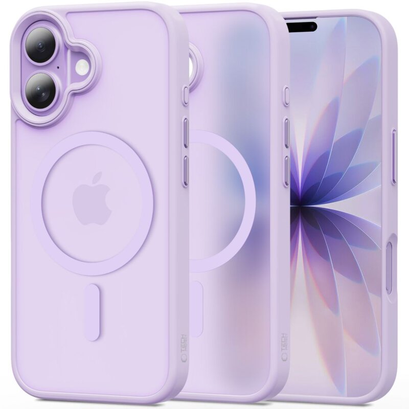 Etui TECH-PROTECT MagMat MagSafe do Apple iPhone 17 Fioletowy matowy