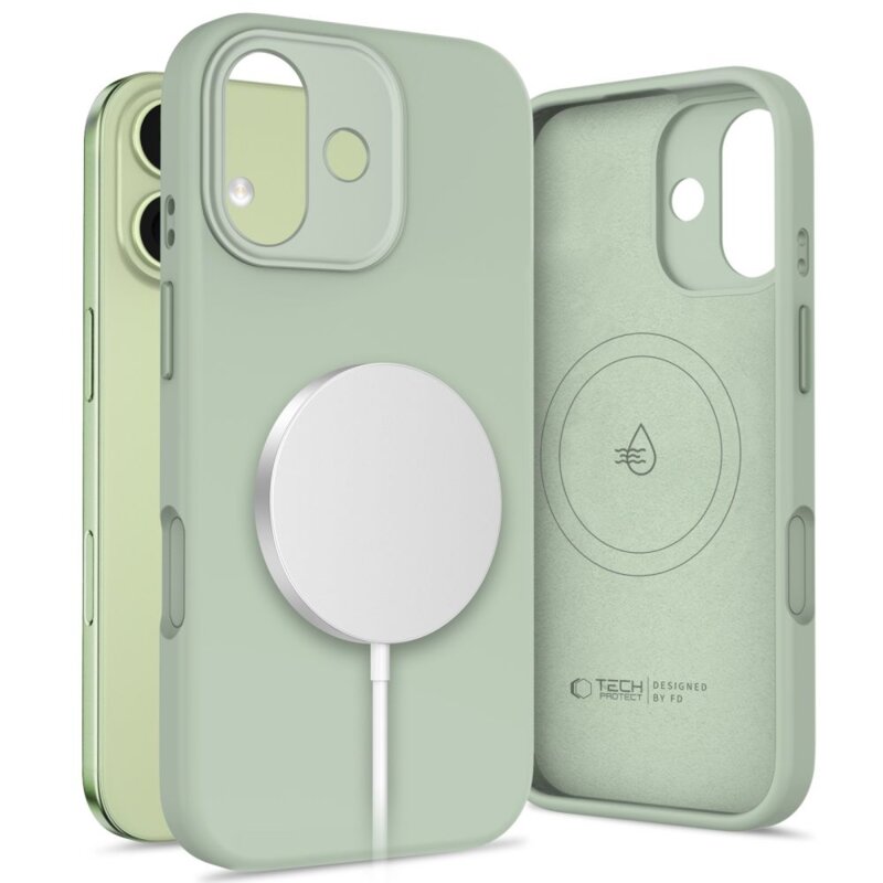 Etui TECH-PROTECT Uniq MagSafe do Apple iPhone 17 Jasnozielony