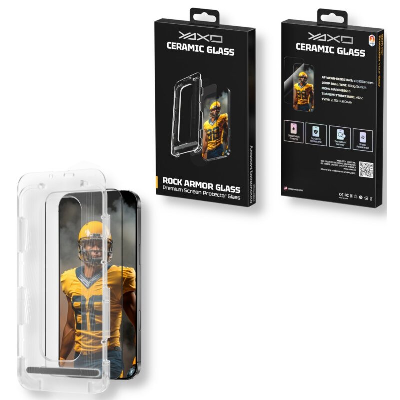 Szkło ceramiczne YAXO Rock Armor do Apple iPhone 17 Pro Max