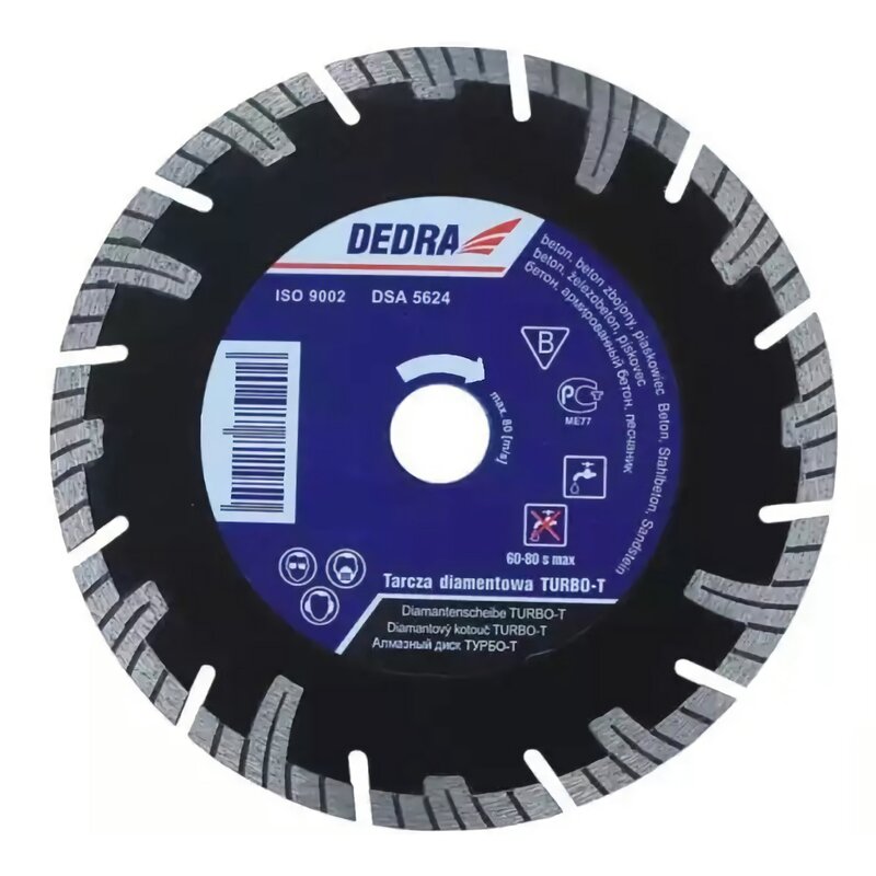 Tarcza do cięcia DEDRA Turbo-T H1192 115 mm