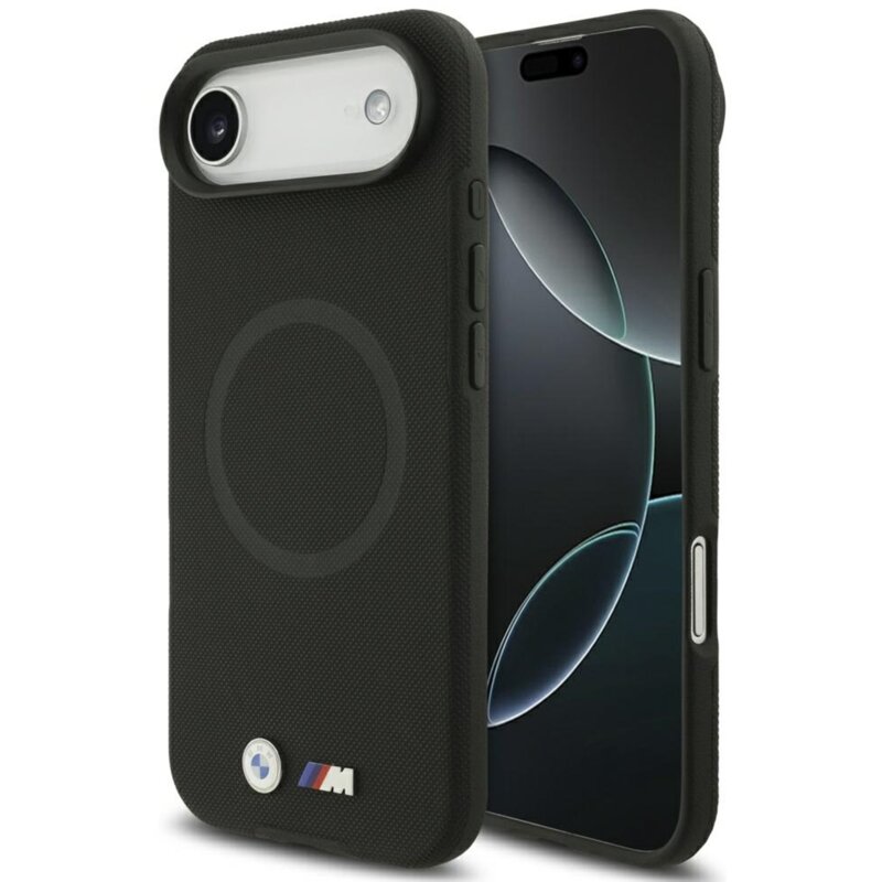 Etui BMW M FW Metal Logo MagSafe do Apple iPhone Air Czarny