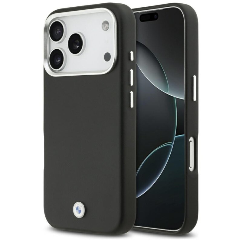 Etui BMW Sign Full Wrapped Metal MagSafe do Apple iPhone 17 Pro Czarny