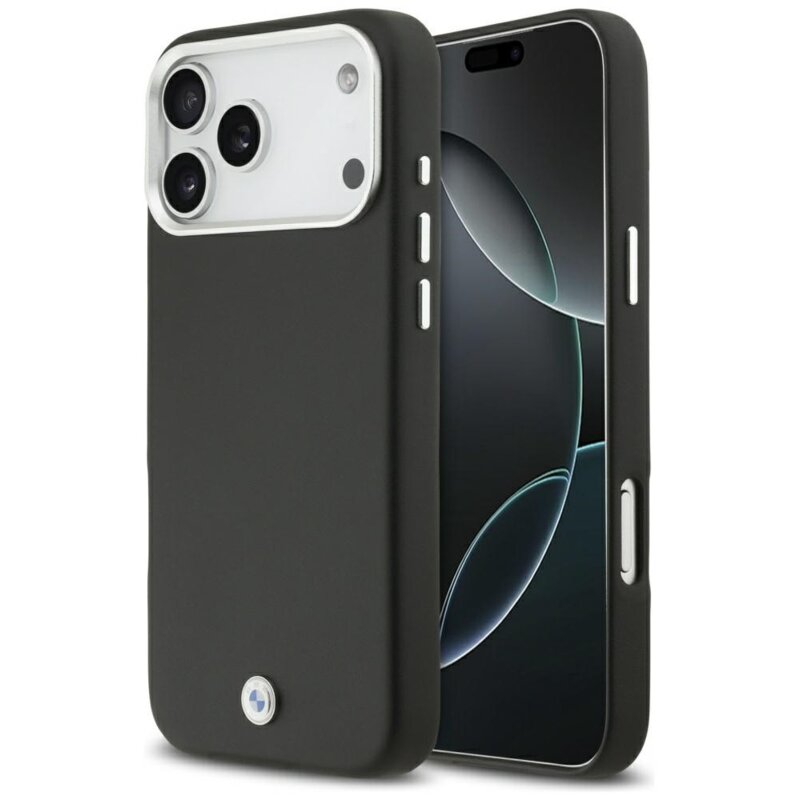 Etui BMW Sign Full Wrapped Metal MagSafe do Apple iPhone 17 Pro Max Czarny
