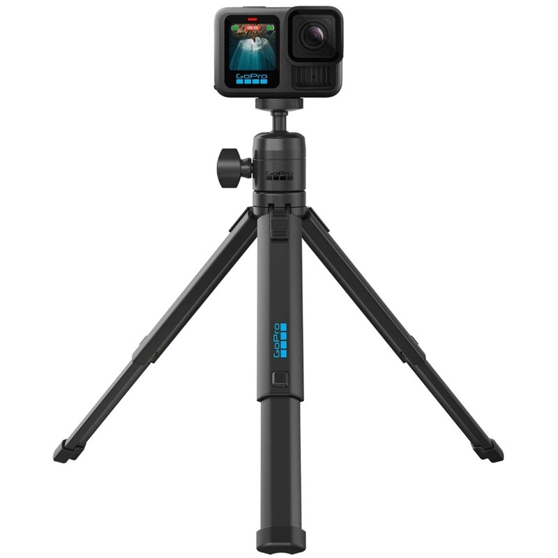 Statyw z funkcją uchwytu GOPRO Tripod + Ball Head Czarny