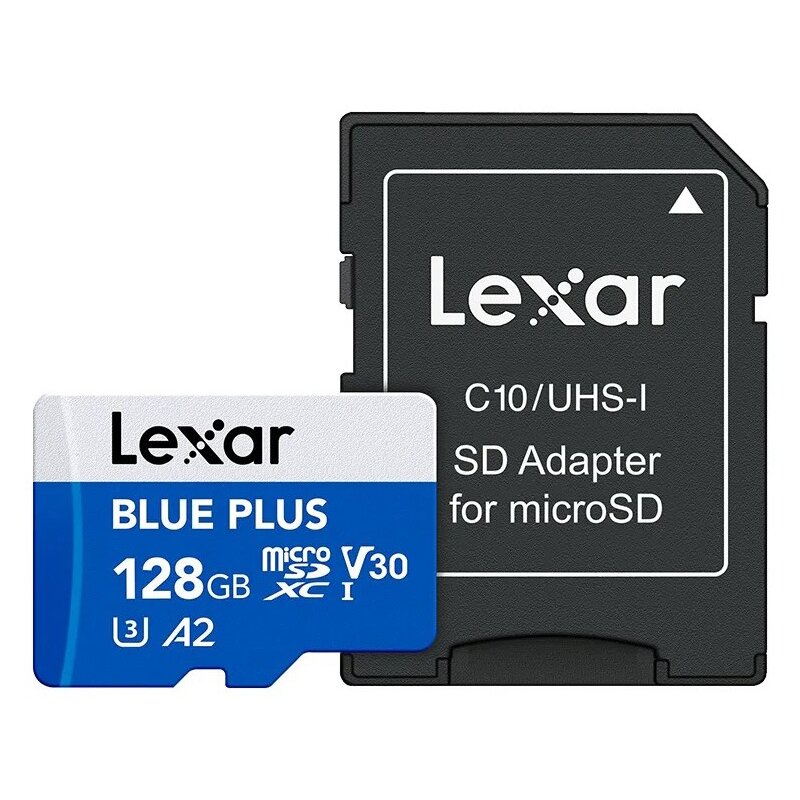 Lexar 128GB microSDXC Blue Plus UHS-I A2 V30